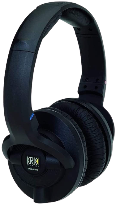 2 Krk Kns 6400 On Ear Closed Studio Monitor Headphones Best Noise Isolation Headphones For Music Production