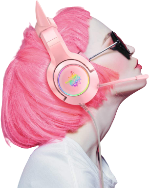 onikuma professional gaming cat ear headphones for gamer girls