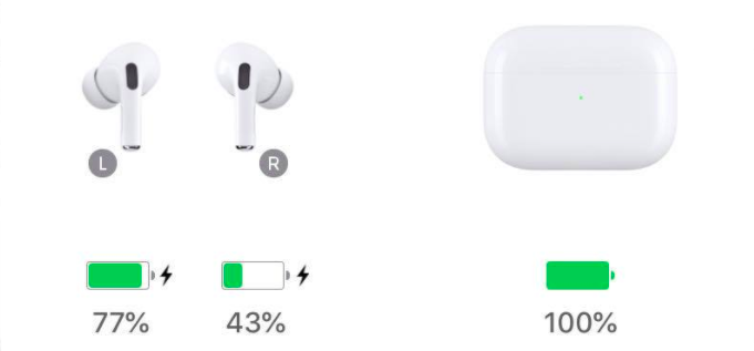 earbuds charging